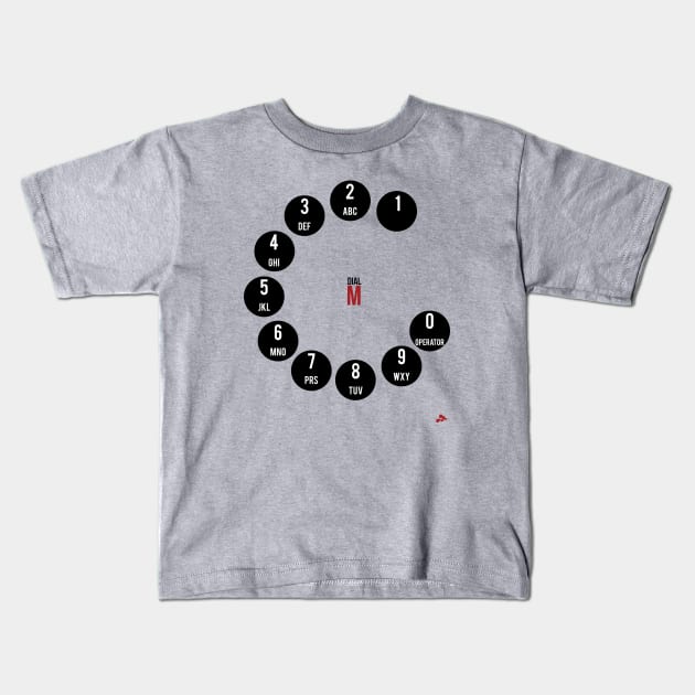 Dial M Kids T-Shirt by elbyio